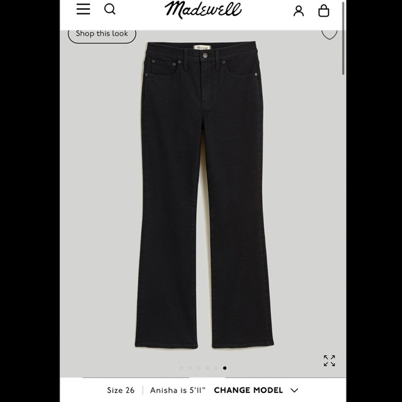 Madewell Kick Out Crop Jeans Size 26 - Picture 1 of 3